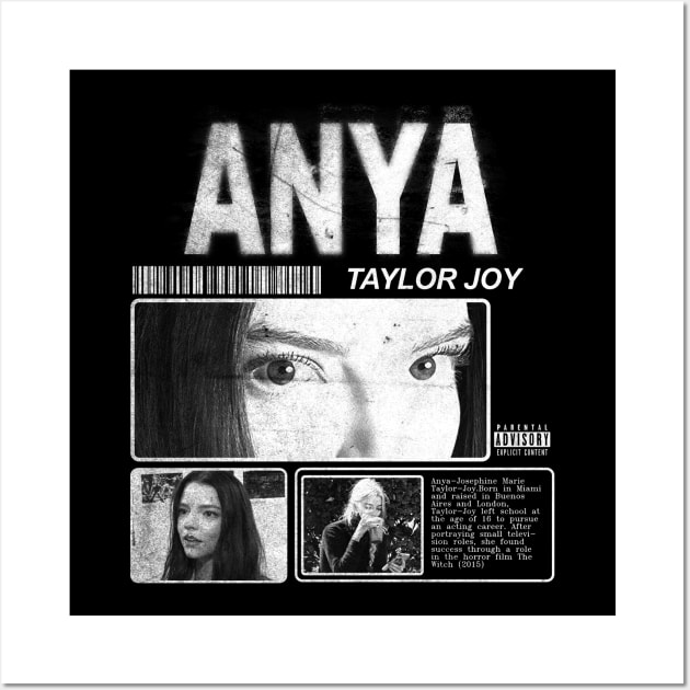 anya taylor joy Wall Art by Fatdukon